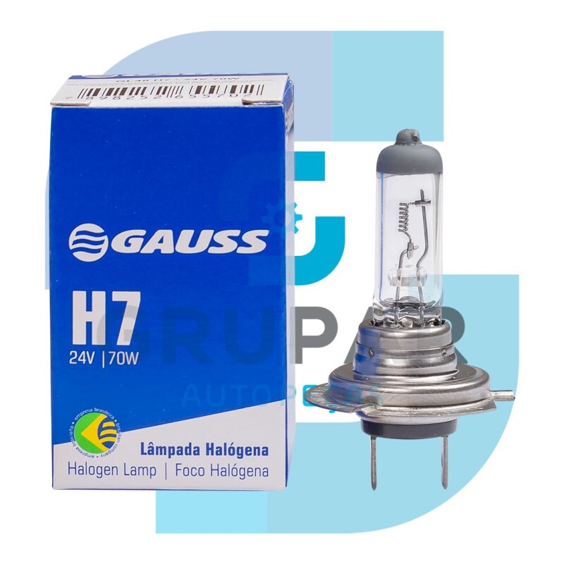 LÂMPADA H7 FAROL PRINCIPAL 24V 70W