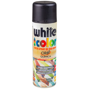 TINTA SPRAY PRETO FOSCO - 340ML/190G - DIVERSOS - 6690 - 1