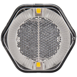 LANTERNA LATERAL TURN R7 CRISTAL LED SEM SUPORTE/COM FIO 12/24V - IMPLEMENTOS - 2052 24 CR - 1