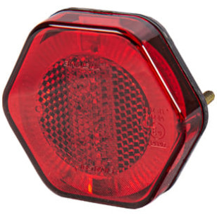 LANTERNA LATERAL TURN R7 RUBI LED SEM SUPORTE/COM FIO 12/24V - IMPLEMENTOS - 2052 24 VM - 1