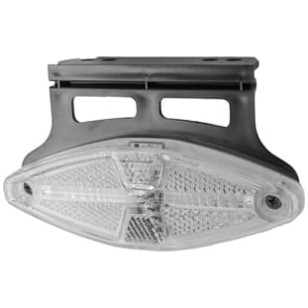 LANTERNA LATERAL R7 CRISTAL LED COM SUPORTE/FIO 12/24V - IMPLEMENTOS - 2056 4 CR - 1