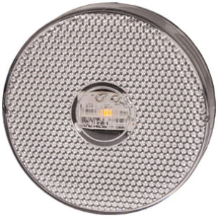 LANTERNA LATERAL LED CRISTAL COM FIO/SEM SUPORTE 12/24V - IMPLEMENTOS - L30100 CRISTAL - 1