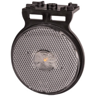 LANTERNA LATERAL CRISTAL LED COM SUPORTE/FIO RANDON 2011 12/24V - IMPLEMENTOS - L3013CR - 1