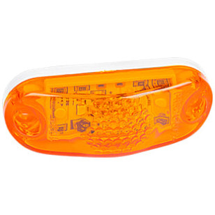 LANTERNA DELIMITADORA LED ÂMBAR COM FIO 12/24V - IMPLEMENTOS - PL13340061 - 1