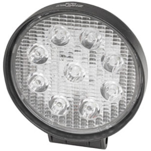 FAROL AUXILIAR REDONDO 9 LED'S 27W 12/24V UNIVERSAL - DIVERSOS - DNI-4159 - 1