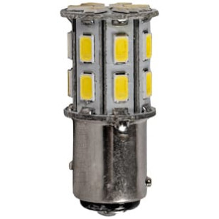 LÂMPADA 2 POLO LED P21W/5W BRANCO 24V (PAR) - LÂMPADAS - IL1006 - 1