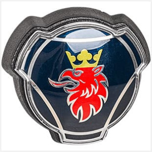 EMBLEMA "DRAGÃO" GRADE 124 SÉRIE 5/6 - SCANIA - 2023915 - 1