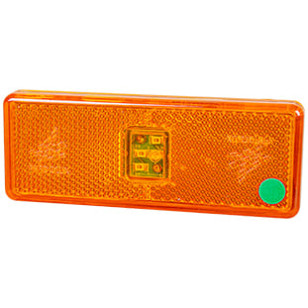 LANTERNA LATERAL LED COM CONECTOR ATEGO/ACTROS - MERCEDES BENZ - 0005447511 - 1