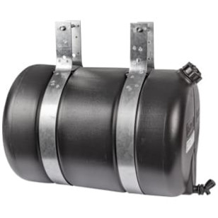 BARRICA D'ÁGUA PLÁSTICA COM CINTA 40 LITROS - IMPLEMENTOS - RP066 - 1