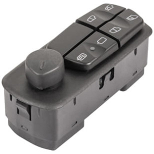 BOTÃO ACIONAMENTO VIDRO LE AXOR - MERCEDES BENZ - 0025455113 - 1