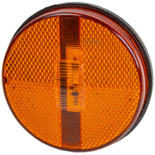 LANTERNA LATERAL LED ÂMBAR SEM SUPORTE/COM CONECTOR - IMPLEMENTOS - 90471 - 1