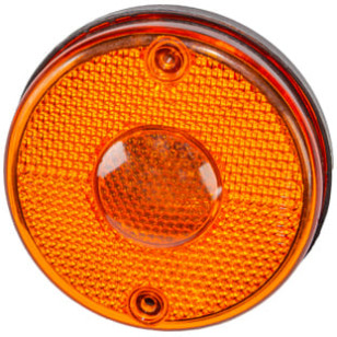 LANTERNA LATERAL ÂMBAR SEM SUPORTE/COM CONECTOR RANDON - IMPLEMENTOS - 040017 - 1