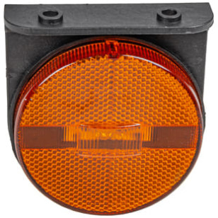 LANTERNA LATERAL LED ÂMBAR COM SUPORTE/CONECTOR - IMPLEMENTOS - 7899976116654 - 1