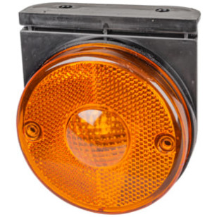 LANTERNA LATERAL ÂMBAR COM SUPORTE/CONECTOR RANDON - IMPLEMENTOS - 1159 PS - 1