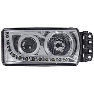 FAROL PRINCIPAL CROMADO LED LD STRALIS HI-WAY - IVECO - 5801639122 - 1