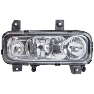 FAROL PRINCIPAL LENTE LISA COM AUXILIAR LD ATEGO - MERCEDES BENZ - 9738202861 - 1