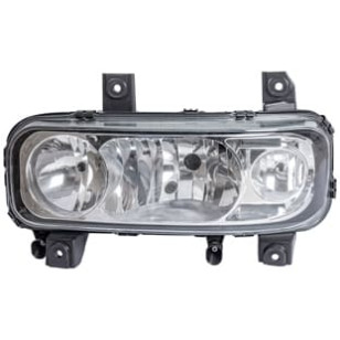 FAROL PRINCIPAL LENTE LISA COM AUXILIAR LE ATEGO - MERCEDES BENZ - 9738202961 - 1