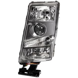 FAROL PRINCIPAL LE CONECTOR REDONDO VOLVO FH 2004 ATÉ 2009 - VOLVO - 20360898 - 1
