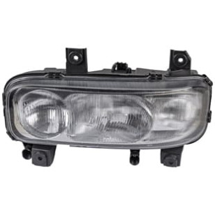 FAROL PRINCIPAL LE LENTE ESTRIADA COM AUXILIAR ATEGO - MERCEDES BENZ - 9738201361 - 1