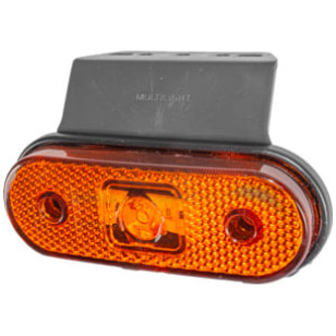 LANTERNA LATERAL ÂMBAR LED COM SUPORTE/FIO FACCHINI - IMPLEMENTOS - 7899976121900 - 1