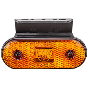 LANTERNA LATERAL ÂMBAR LED COM SUPORTE/FIO FACCHINI - IMPLEMENTOS - DW1225 - 1