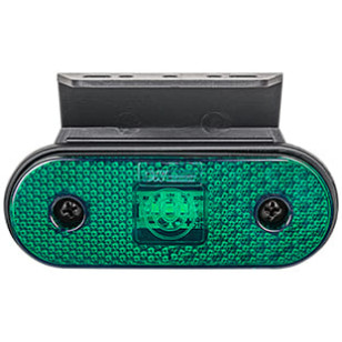 LANTERNA LATERAL VERDE LED COM SUPORTE/FIO FACCHINI - IMPLEMENTOS - DW9001 - 1