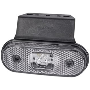 LANTERNA LATERAL LED CRISTAL COM SUPORTE/FIO FACCHINI - IMPLEMENTOS - L3016 CRISTAL - 1