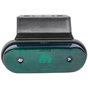 LANTERNA LATERAL LED VERDE COM SUPORTE/FIO FACCHINI - IMPLEMENTOS - PL06081952 - 1