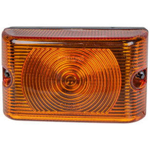 LANTERNA LATERAL ÂMBAR LENTE ARREDONDADA COM FIO - IMPLEMENTOS - 1118 R AM - 1