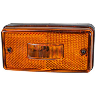 LANTERNA LATERAL REFLETIVA BASE RETA ÂMBAR COM FIO FACCHINI - IMPLEMENTOS - 1139 PS - 1