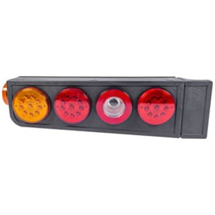 LANTERNA TRASEIRA LED LE COM ABA RÉ REFLETIVO LÂMPADA RANDON 2009 - IMPLEMENTOS - L3229 - 1