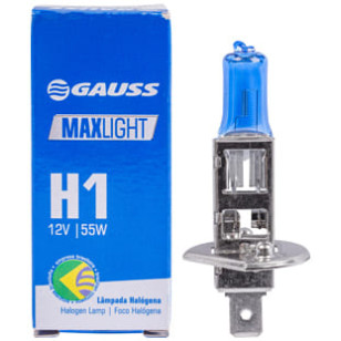 LÂMPADA H1 MAX LIGHT SUPER BRANCA 12V 55W - LÂMPADAS -  - 1
