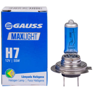 LÂMPADA H7 MAX LIGHT SUPER BRANCA 12V 55W - LÂMPADAS - 7898252655429 - 1