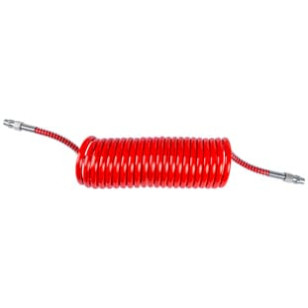 MANGUEIRA ESPIRAL VERMELHA 6,5 METROS UNIVESAL - IMPLEMENTOS - PPC664VM-5652 - 1