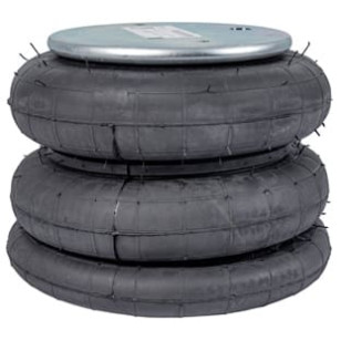 MOLA PNEUMÁTICA 3 GOMOS SUSPENSÃO EIXO GUERRA - IMPLEMENTOS - ST821 - 1