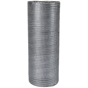 TUBO GALVANIZADO LONGO 345MM FLEXÍVEL ESCAPE FH/FM/NH D12  - VOLVO - 3199065 - 1