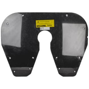 PROTETOR DESLIZANTE PRETO 5ª RODA COM KIT PARAFUSO FONTAINE - IMPLEMENTOS - Q1004P - 1