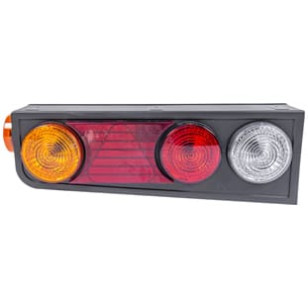 LANTERNA TRASEIRA LE SEM ABA COM TRIÂNGULO/RÉ CRISTAL LÂMPADA RANDON - IMPLEMENTOS - L3222 - 1