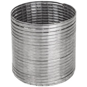 TUBO FLEXÍVEL 135MM INOX ESCAPAMENTO FH ATÉ 2009 - VOLVO - 20442244 - 1