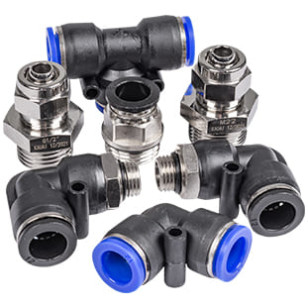 KIT CONEXÕES SEM MANGUEIRA/VÁLVULA BUZINA AR - DIVERSOS - K8000 - 1