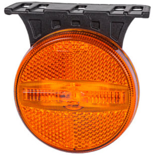 LANTERNA LATERAL ÂMBAR COM SUPORTE METALESP LIBRELATO C/ CONECTOR - IMPLEMENTOS - 8540.83.301 - 1