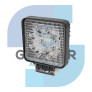 FAROL AUXILIAR QUADRADO REFORÇADO 9 LED'S 27W 12/24V UNIVERSAL  - DIVERSOS - 12573 - 2