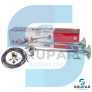KIT COMPLETO BUZINA AR ELÉTRICA 2 CORNETAS 74CM VÁLVULA 24V - DIVERSOS - K-10308CC-24V - 3