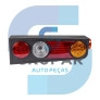 LANTERNA TRASEIRA LED LD SEM ABA COM TRIÂNGULO/RÉ CRISTAL LÂMPADA RANDON  - IMPLEMENTOS - L3326 - 2