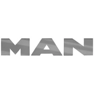 EMBLEMA (CROMADO) GRADE MAN TGX APÓS 2014 - MAN / VOLKSWAGEN - 81978402102 - 1