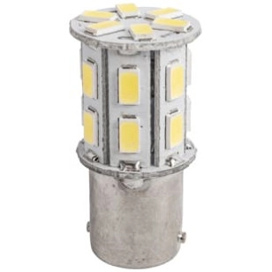 LÂMPADA 1 POLO LED P21W BRANCO 24V (PAR) - LÂMPADAS - IL1004 - 1