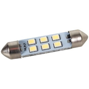 LÂMPADA TORPEDO 42MM 6 LED'S 24V (10 UND) - LÂMPADAS - AP578 - 1