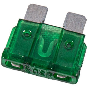 FUSÍVEL LÂMINA VERDE 30A (10 UND) - DIVERSOS - 7898304300093 - 1