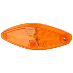 LANTERNA LATERAL R7 ÂMBAR LED COM FIO 24V SEM SUPORTE - IMPLEMENTOS - 2056 3 AM - 1