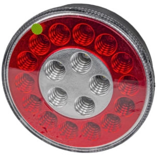 LANTERNA TRASEIRA 19 LED'S FREIO/POSIÇÃO E RÉ UNIVERSAL - IMPLEMENTOS - PL08200067 - 1